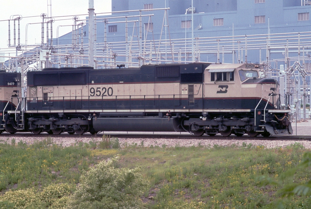 BN 9520 SD70MAC back then the pride of the fleet